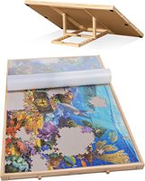 Planche à puzzle inclinable de 1000 pièces avec 4 tiroirs et housse de protection