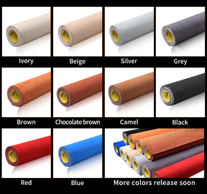 2025 vente chaude voiture intérieur tissu charbon de bois daim tissu auto-adhésif voiture Wrap pour voiture intérieur couleur changeante - Product Image 3