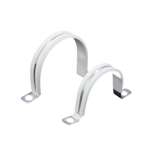 <span class=keywords><strong>Abrazadera</strong></span> en C para Tubería de Acero al Carbono Galvanizado con Revestimiento de <span class=keywords><strong>PVC</strong></span>, Soporte de Silla para Tubería en Pared, <span class=keywords><strong>Abrazadera</strong></span> para Tubería - Product Image 1