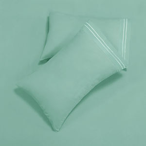 Microfiber Duvet Cover <b>Set</b> with 4pcs Pillow Cases Solid Pattern OEKO-TEX Certified 1800TC Anti-Static <b>Bedding</b> - Product Image 3