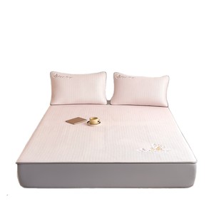 Hongchang Ice <b>Silk</b> Cooling Mat 5A Antibacterial Summer Bedding Set for Adults Children Elderly - Product Image 3
