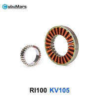 Moteur robotique sans cadre CubeMars RI100 KV105 à couple élevé et densité élevée pour bras robotique et manipulateur collaboratif