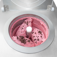 Nouvelle machine automatique verticale à glaces et sorbets en acier inoxydable, pour fruits et lait, capacité 13L, congélateur à cylindre, certifiée CE