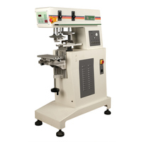 Machine d'impression par tampographie pneumatique monocouleur CYMS-150-90 à tête unique avec godet à huile, pour tampons en caoutchouc et papier