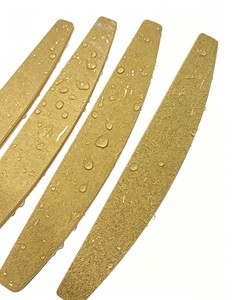 Lime à <span class=keywords><strong>ongles</strong></span> Amilay Premium Gold en papier de verre, grain 100/180, forme demi-lune, lavable, réutilisable, pour manucure, vente en gros, OEM, logo personnalisé - Product Image 3