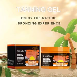 Organic Chemical New Dark Extreme Intensifying Tanning Gel Acelerador Sunbed Cream Self Tan Loción para el cuidado del cuerpo para el <span class=keywords><strong>bronceado</strong></span> - Product Image 2