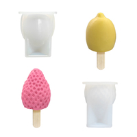 Moules à glace en silicone de qualité alimentaire utilisés pour la cuisson de gâteaux mousse, de fruits, de fraises, de citrons, de desserts français et de chocolat