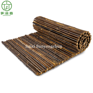 Rouleau de clôture en bambou bon marché d'usine Écran de confidentialité en bambou Reed Clôture Panneau Taille personnalisée - Product Image 5