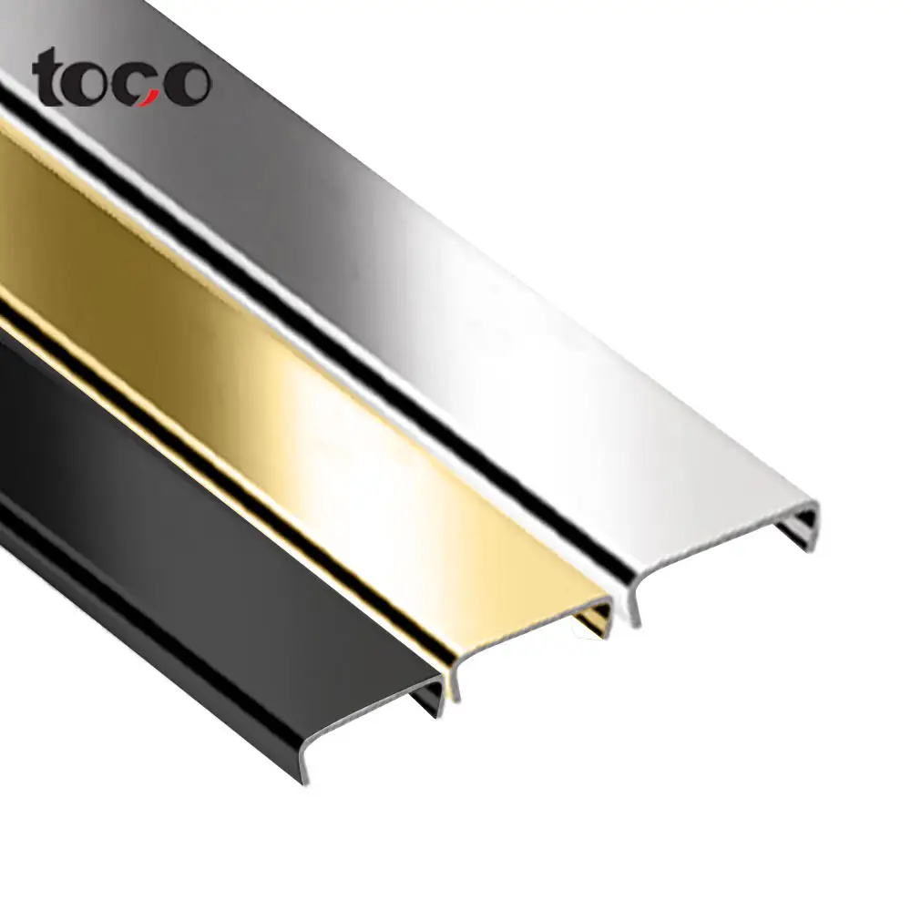 Toco 13 мм декоративная U-образная облицовочная лента для кромки алюминиевой мебели