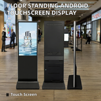 Kiosco Publicitario LCD Android de 55 Pulgadas con Pantalla Táctil, Señalización Digital Interior