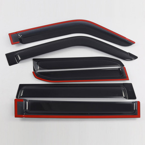 Wzxdauto Acrylic <b>Car</b> Door Rain Guard Wide for Land Cruiser 250 Darth Vader Visor <b>Deflector</b> for LC250 - Product Image 5