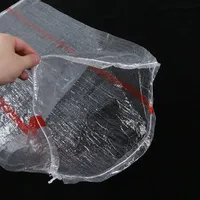 Sacs pour riz en grains 50 kg, sac tissé en PP transparent, durable pour l'agriculture