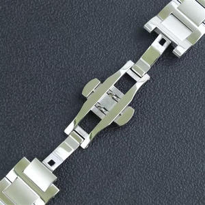 Luxury Blue Balloon Convex <b>Strap</b> Fine Steel Adaptor Card Solid Stainless Steel Watch Chain Buckle Men's Women's Diya Design - Product Image 3