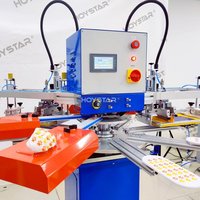 Máquina de Serigrafía Automática para Calcetines de Gel de Silicona de 2 Colores HOYSTAR