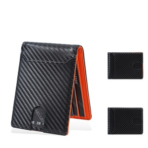 Nouveau portefeuille court en fibre de carbone pour <span class=keywords><strong>homme</strong></span>, simple et fin, <span class=keywords><strong>porte</strong></span>-cartes de crédit, <span class=keywords><strong>porte</strong></span>-<span class=keywords><strong>monnaie</strong></span> avec plusieurs emplacements pour cartes, étui pour carte d'identité professionnelle - Product Image 2