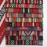 Nouveau design, style arabe, tissu jacquard Sadu en polyester 100 % tissé, imitation coton, poids lourd, pour canapé, mobilier, textile