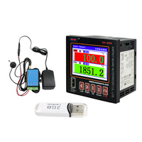Enregistreur de données numérique 6 canaux, enregistreur d'humidité et de température, USB RS485, multi-capteurs, surveillance industrielle