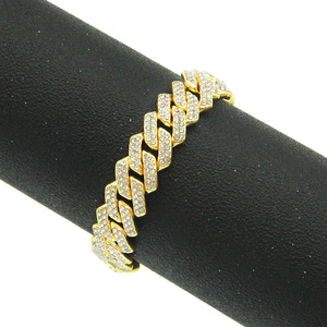 Pulsera de Cadena Geométrica de Aleación de Diseño Simple, Estilo Hiphop, Personalizable, Múltiples Modelos, Pulseras para Hombre, Joyería de Moda - Product Image 5