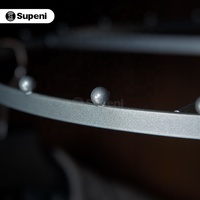 Supeni cintre à vêtements, accessoires de garde-robe monté sur le dessus, cintre de rangement rotatif à 360 degrés