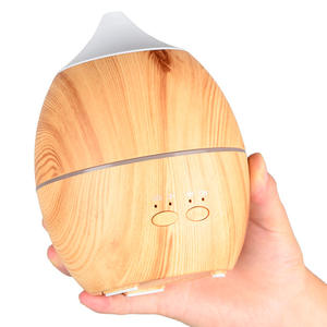 Wood Grain Aroma Diffuser Humidifier 300Ml Ultrasonic With <b>Timer</b> For Home Use - Product Image 1