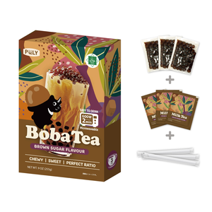 Trending Halal Standard Complete Ingredients For Late Night Cravings Quick Homemade <b>Brown</b> Sugar Milk Tea Kit <b>Box</b> Boba Ingredient - Product Image 2