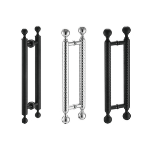 Thiết kế hiện đại cửa thép không gỉ xử lý vòi hoa sen văn phòng cửa kính kéo xử lý trở lại trở lại - Product Image 1