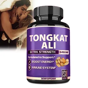 Private Label Tongkat Ali capsules 600mg organic Tongkat Ali 200:1 Extract capsules