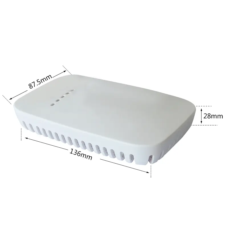 Smart Home IOT ABS Wireless Electronic Gateway Plastic Box Housing For Temperature PCB And Humidity Smoke Sensor