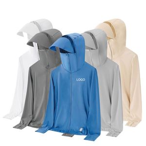 Chaqueta Impermeable para Correr con Protección UV, Unisex, Deportiva, para Senderismo, Pesca, con Capucha, de Secado Rápido, Ligera, Cortavientos - Product Image 1