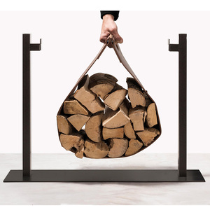 Soporte de troncos de madera de fuego de metal de estilo nórdico disponible al por mayor y precio barato Soporte de troncos de madera de fuego de último diseño - Product Image 1