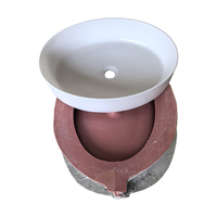 Moule en silicone et fibre de verre pour lavabo en béton, divers styles, pour usage domestique