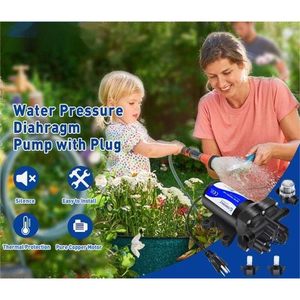 Bomba de Agua de Alta Presión Venus, 5.5 GPM, 75 PSI, Bomba de Diafragma, Interruptor de Presión Automático, Funcionamiento Silencioso - Product Image 5