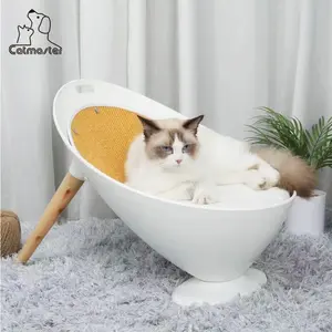 Alta calidad irrompible princesa impermeable multifunción gato silla mascota perro gato rascador camas