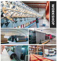 Tapis de prière antidérapant grande taille fabriqué à la machine, motif imprimé personnalisé, fabricant direct pour la construction de mosquées et d'églises