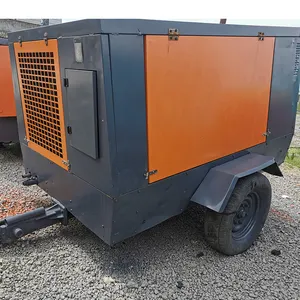 Second Hand Zega 110SCY-14.5 Air Compressor Low Pressure Diesel Screw Air Compressor 2020 Model 14.5 Bar Diesel Engine Yuchai