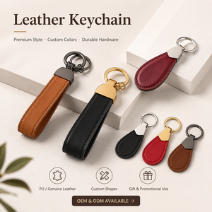 <span class=keywords><strong>Porte</strong></span>-<span class=keywords><strong>clés</strong></span> en cuir véritable avec boucle en métal véritable, logo <span class=keywords><strong>personnalisé</strong></span>, nom <span class=keywords><strong>personnalisé</strong></span>, accessoires de luxe, <span class=keywords><strong>porte</strong></span>-<span class=keywords><strong>clés</strong></span> en cuir PU véritable - Product Image 6