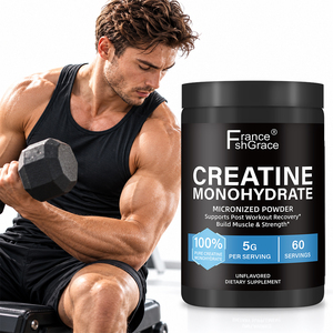 Créatine monohydrate en poudre Shecome personnalisée, sans saveur, pour femmes et hommes, soutient l'énergie sportive, complément de créatine monohydrate - Product Image 1