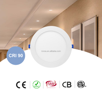 Plafonnier encastré rond RONSE Commercial AC120V 7W 9W 12W 15W 18W UGR19 dimmable avec boîte de jonction pour magasin de détail