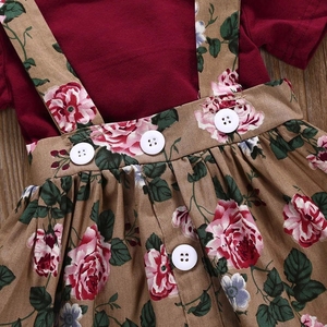 Ropa de Moda para Niñas, Boutique de Ropa Infantil 2021, Conjuntos de 3 Piezas, Overoles y Falda para Bebés, Ropa Infantil al por Mayor - Product Image 5