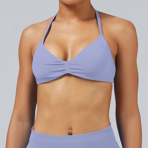 Nouveau Soutien-Gorge de Sport Tendance Femme Taille XL Haute Élasticité Sans Couture Anti-Choc Respirant Léger Mat Réversible en Nylon/<span class=keywords><strong>Spandex</strong></span> - Product Image 4