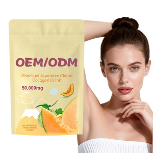 Poudre de peptides de collagène marin hydrolysé pour la santé de la peau, vitamine C, acide hyaluronique, antioxydant, complément végétalien sans sucre - Product Image 1