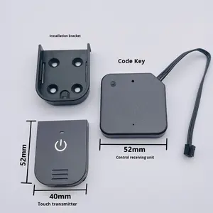 Kablosuz şarj edilebilir sensör dolap ışığı endüktif kapı kontrol anahtarı no-kablolama el tarama gardırop için insan vücudu kapı anahtarı - Product Image 2