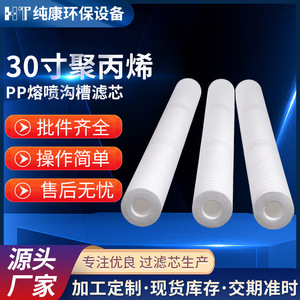 ไส้กรองโพลีโพรพิลีน PP เมลต์โบลนแบบร่อง ขนาด 30 นิ้ว 5 ไมครอน สำหรับการกรองน้ำอุตสาหกรรม - Product Image 5