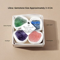 Coffret de Cristaux du Zodiaque Naturels Bruts – Pierres de Guérison – Coffret Cadeau Signe Astrologique Pierre de Naissance pour Astrologie et Méditation