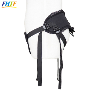 Lace Bondage Strapon <strong>Dildo</strong> <strong>Pants</strong> With O-ring Adjustable Corset Style Harness Lesbian Sex Toy - Product Image 5