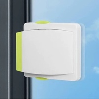 Porte coulissante en verre Serrure de sécurité pour enfants pour porte coulissante en verre Fenêtres coulissantes Patios Placard Armoire Portes Bébé Serrure Preuve