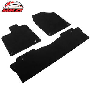 Tapis de sol pour Honda Ridgeline 17-25, antidérapants, avant et arrière, en velours, 3 pièces, noir - Product Image 2