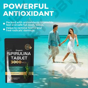 JBY工場ODM OEM 100%純粋オーガニックスピルリナパウダー スピルリナ錠剤 ヘルスケアサプリメント - Product Image 3