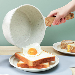 High Quality Modern Style <b>Induction</b> Ready Soup Stock Pots Ceramic Non-Stick Die Cast <b>Saucepan</b> Milk Pot Glass Lid Dishwasher Safe - Product Image 4