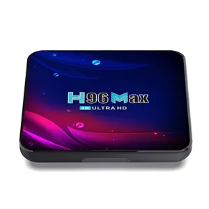 热卖安卓11 4k电视盒H96Max RK3318 8k电视盒安卓4gb 32GB双频5g无线高清机顶盒蓝牙